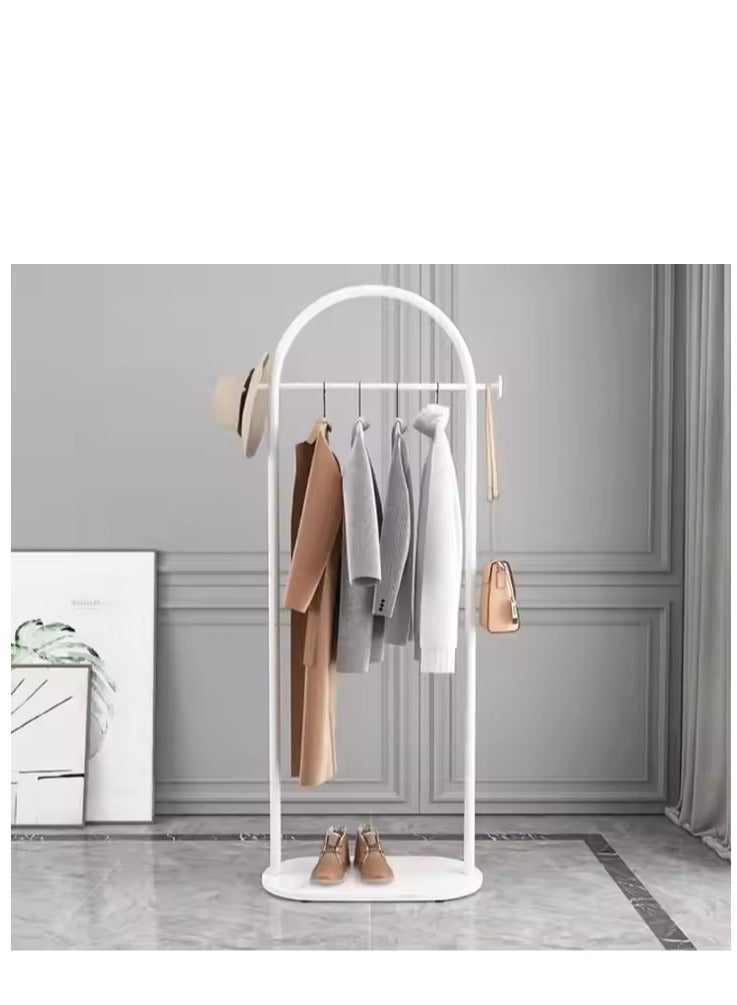 Y&D Metal Coat Rack White Coat Rack Freestanding  With Marble Base Floor-standing Coat Stand Floor Hanger 170*45CM  - Image 4
