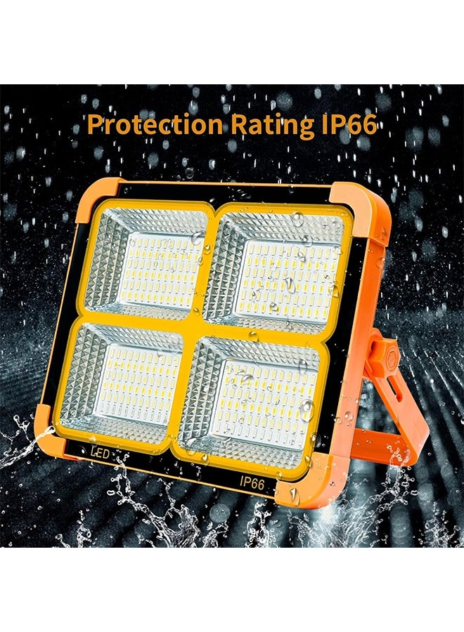 RollsTimi  Solar Portable Rechargeable Work Light,16500mAh 120W Magnetic Flood Battery Work Light 10000LM Outedoor LED Camping Lights IP66 Waterproof for Job Site Repair,Camping, Hiking, Emergency - Image 1