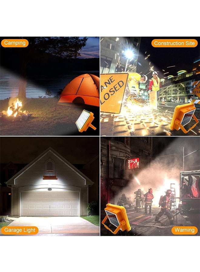 RollsTimi  Solar Portable Rechargeable Work Light,16500mAh 120W Magnetic Flood Battery Work Light 10000LM Outedoor LED Camping Lights IP66 Waterproof for Job Site Repair,Camping, Hiking, Emergency - Image 2