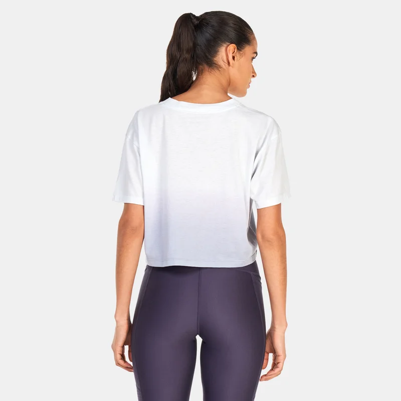 UNDER ARMOUR Women's UA Branded Dip Dye Crop Top
