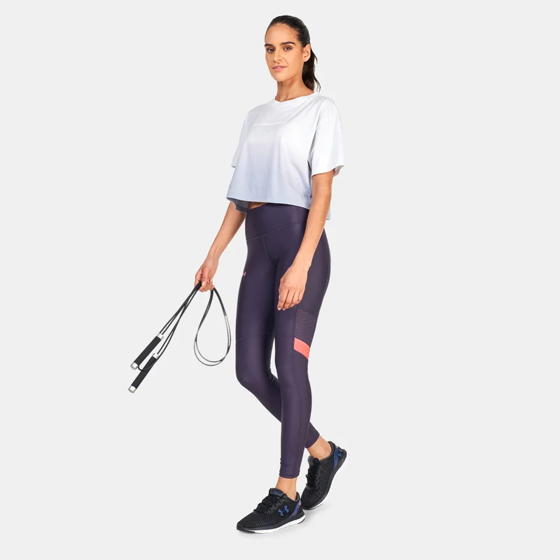 UNDER ARMOUR Women's UA Branded Dip Dye Crop Top