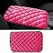 BDZMC Plush Car Center Console Pad Bling Diamond Car Armrest Cover Soft Seat Box Cover Protector Universal Car Interior Decoration Accessories Fit Most Vehicle SUV Truck Car Pink - Image 2