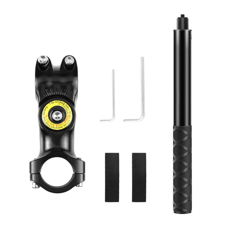 Motorcycle Bike Selfie Stick Handlebar Mount Camera Bracket 27.9cm-113.5cm Adjustable Length with 1/4 Inch Screw Replacement for INSTA360 X2/X3 - Image 5