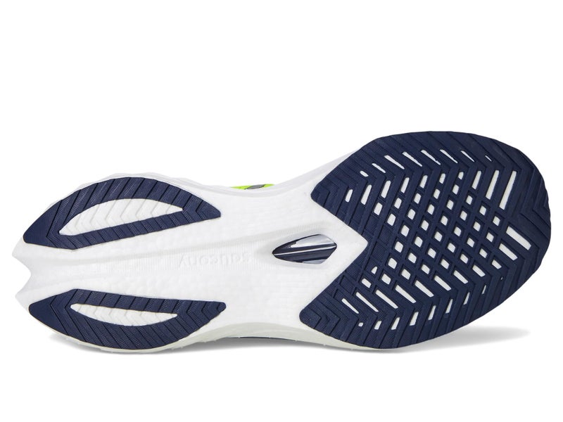Saucony Men's Endorphin Speed 4 Sneaker, Citron/Navy, 9.5 - Image 3