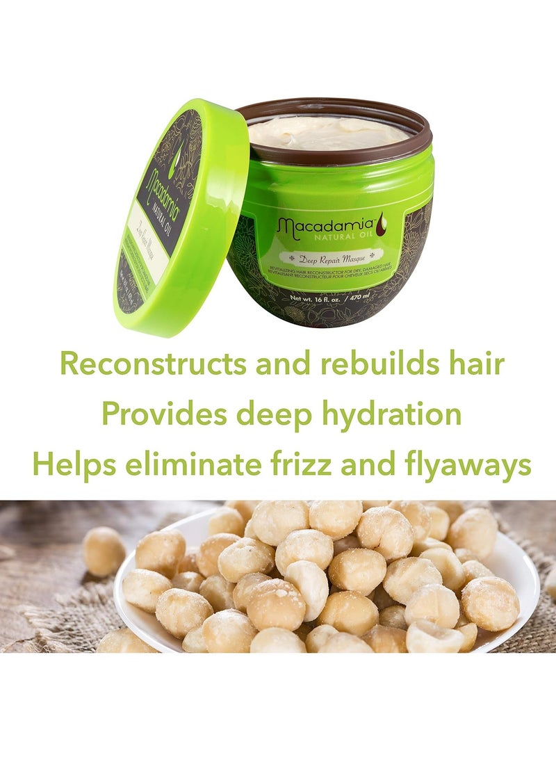 Macadamia Natural Oil Macadamia natural deep repair hair masque 16 oz  - Image 5