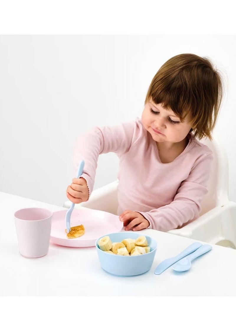 Kalas 6  Piece Baby Durable Feeding Bowl With Non Spill Base Design - Multicolour - Image 1