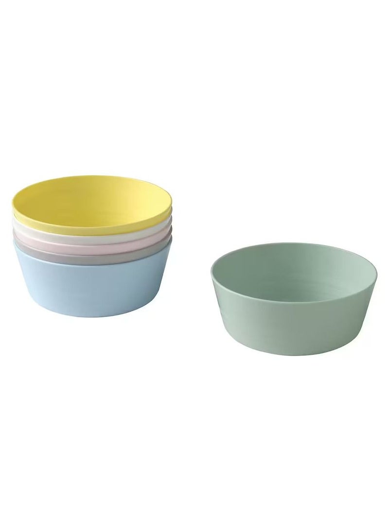 Kalas 6  Piece Baby Durable Feeding Bowl With Non Spill Base Design - Multicolour - Image 2