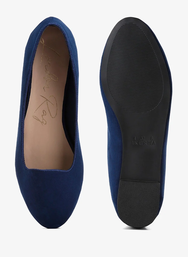 London Rag Navy Casual Flat Ballerinas in Navy for Women | Best Price UAE