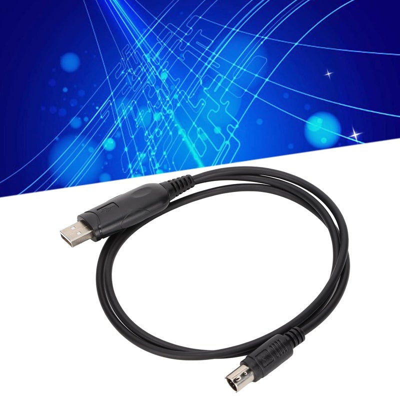klarako USB Programming Cable, Write Frequency Cable PVC with 8 Pin Mini DIN Plug Stable Signal Transmission Speed Computers Accessories for FT100D FT817 FT857 FT897 CT62 - Image 5