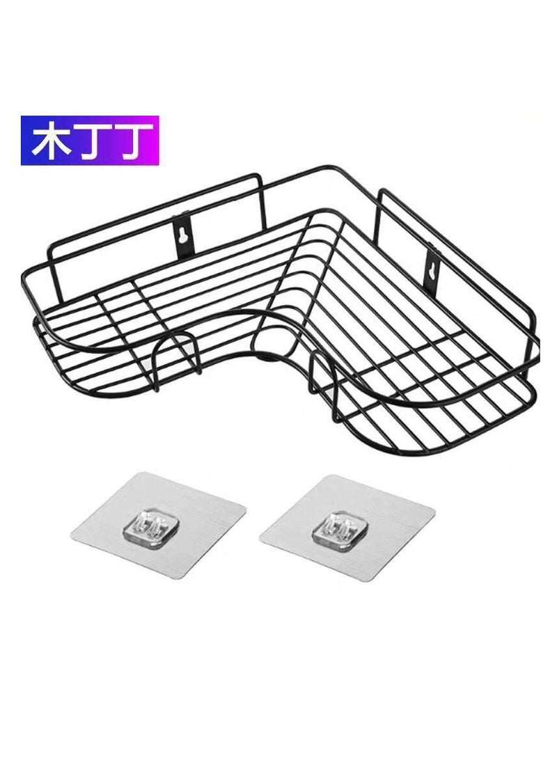 Generic Stylish Corner Organizer for Your Kitchen and Bathroom Black H  - Image 2