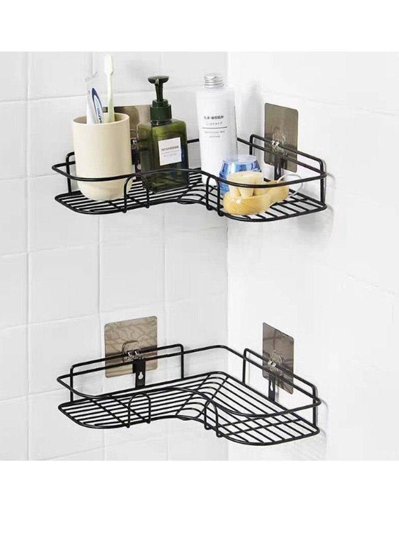 Generic Stylish Corner Organizer for Your Kitchen and Bathroom Black H  - Image 1