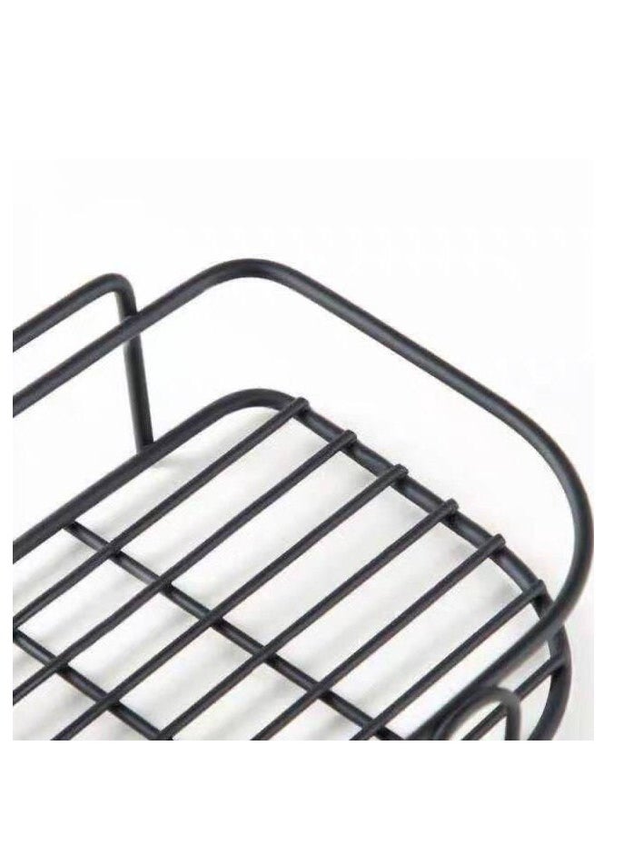 Generic Stylish Corner Organizer for Your Kitchen and Bathroom Black H  - Image 5