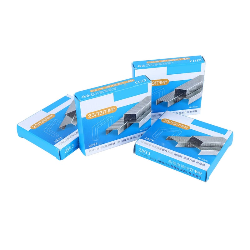 23/13 Staples: 4000 Pcs Galvanized Metal Chisel-Point Staples - Rust-Resistant Anti-Clogging Stapler Staples for Office Home Classroom Desktop Use - Image 5
