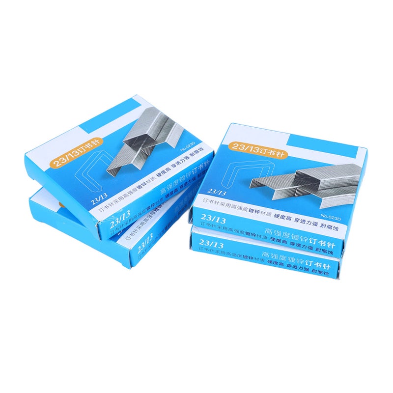 23/13 Staples: 4000 Pcs Galvanized Metal Chisel-Point Staples - Rust-Resistant Anti-Clogging Stapler Staples for Office Home Classroom Desktop Use - Image 1