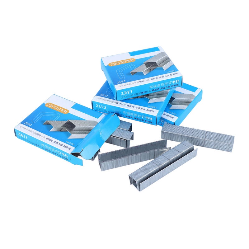 23/13 Staples: 4000 Pcs Galvanized Metal Chisel-Point Staples - Rust-Resistant Anti-Clogging Stapler Staples for Office Home Classroom Desktop Use - Image 2