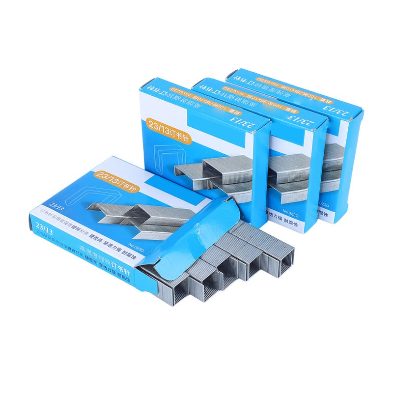23/13 Staples: 4000 Pcs Galvanized Metal Chisel-Point Staples - Rust-Resistant Anti-Clogging Stapler Staples for Office Home Classroom Desktop Use - Image 3