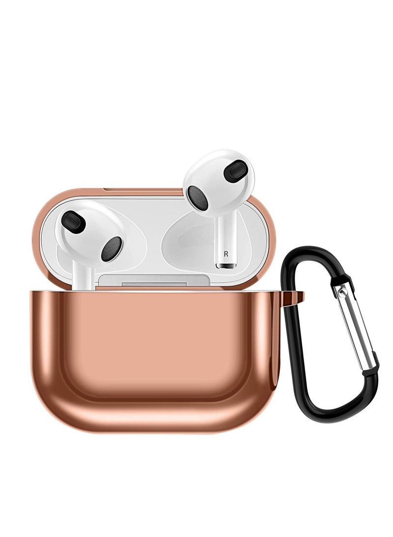 KASTWAVE Case Compatible with AirPods 3rd Generation Case Cover 2021, Hybrid Soft Silicone Shock-Absorbing Protective Case with Keychain, Support Wireless Charging, Designed for AirPods 3 Case - Image 1