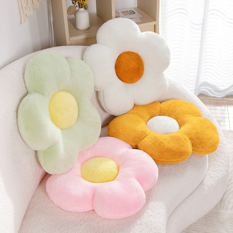 Sunflower Cushion Car Decoration Bay Window Decoration Nap Pillow Cute Plush Toy Cushion Birthday Gift - Image 3