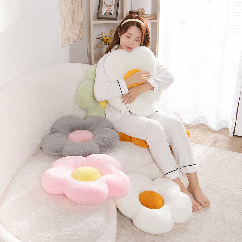 Sunflower Cushion Car Decoration Bay Window Decoration Nap Pillow Cute Plush Toy Cushion Birthday Gift - Image 4