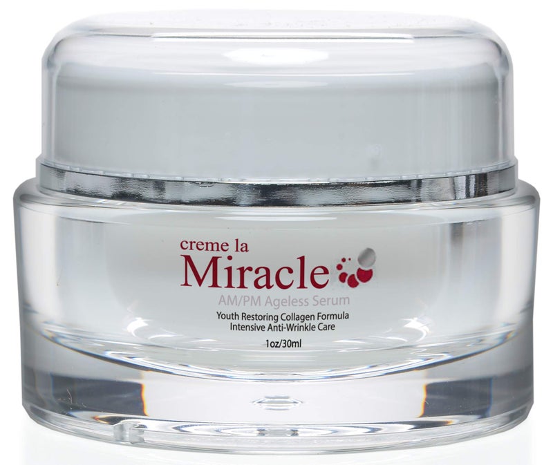 Creme La Miracle AMPM Ageless Serum Premium AntiAging Skincare Deeply Hydrate Skin While Reducing Appearance of Fine Lines and Wrinkles