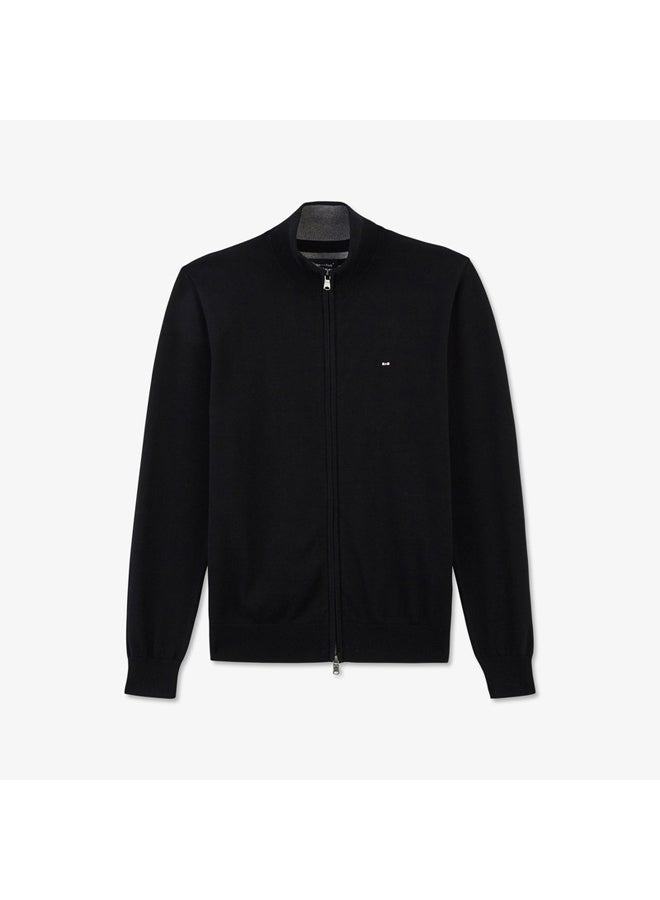 Eden Park Cotton cardigan with zipper - Image 1