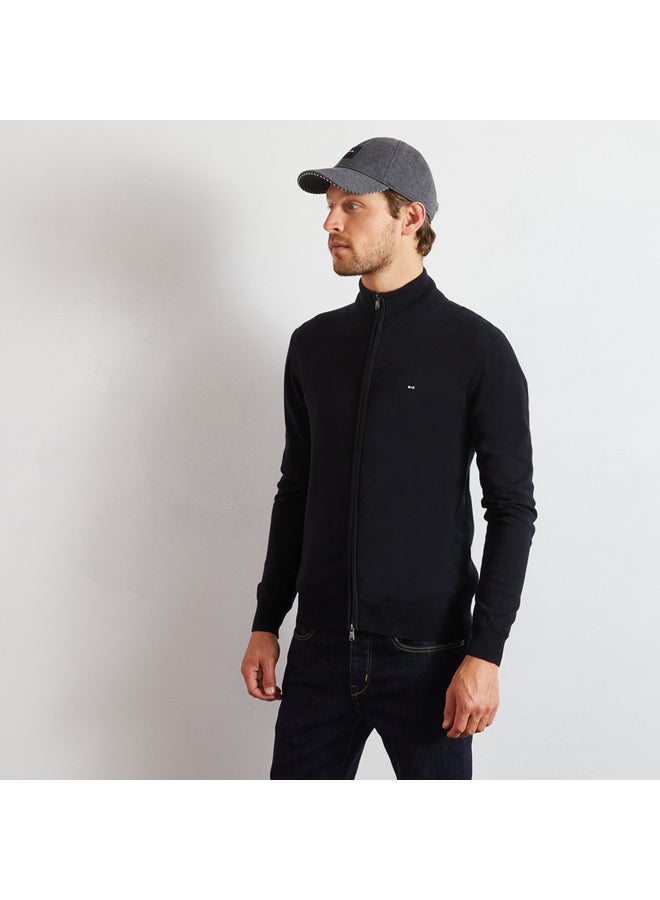 Eden Park Cotton cardigan with zipper - Image 4