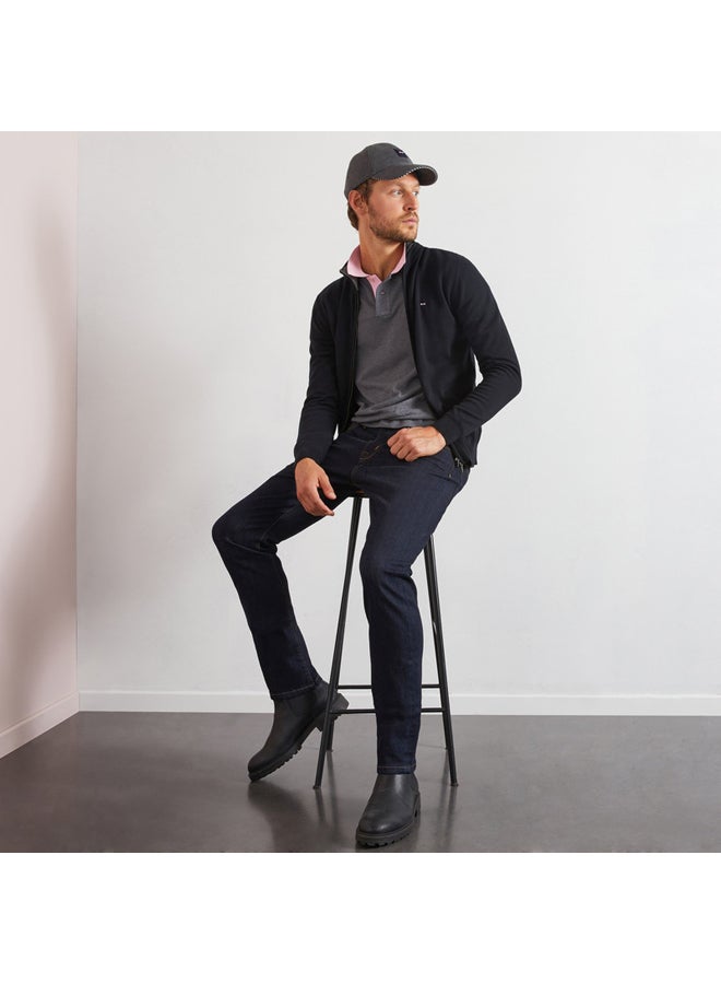 Eden Park Cotton cardigan with zipper - Image 3