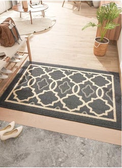 1-Piece Absorbent and Non-slip Polypropylene Fabric Floor Mat Doormat 80 x 50 Centimeter