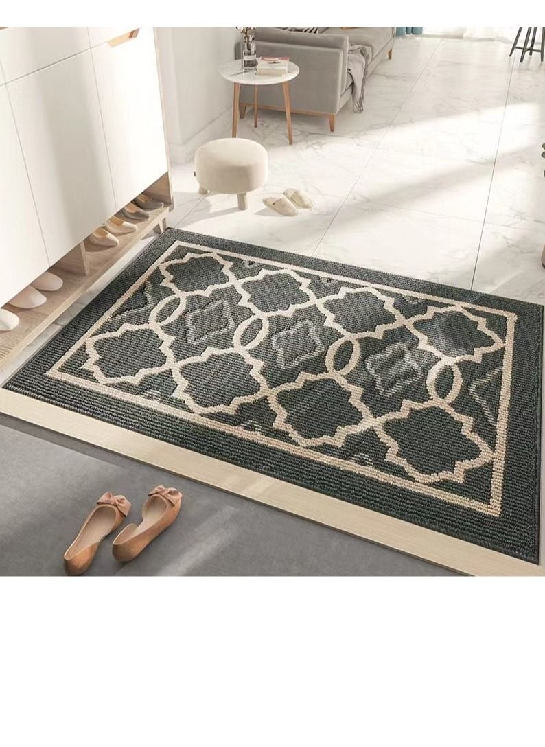 Kutis - 1-Piece Absorbent and Non-slip Polypropylene Fabric Floor Mat Doormat 80 x 50 Centimeter - Image 1