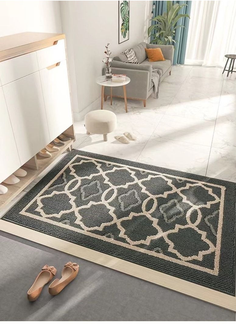 Kutis - 1-Piece Absorbent and Non-slip Polypropylene Fabric Floor Mat Doormat 80 x 50 Centimeter - Image 1