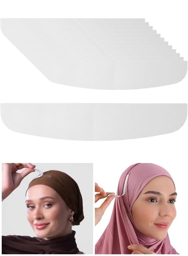 Double-sided adhesive tape for women's clothing - Hijab shaping and secure fastening tape - Lightweight adhesive strips - Prevents slipping, gaps, and clothing mishaps - Gentle, long-lasting, and skin-safe adhesive - Large size 50 x 255 mm - Pack of 12 - Image 1