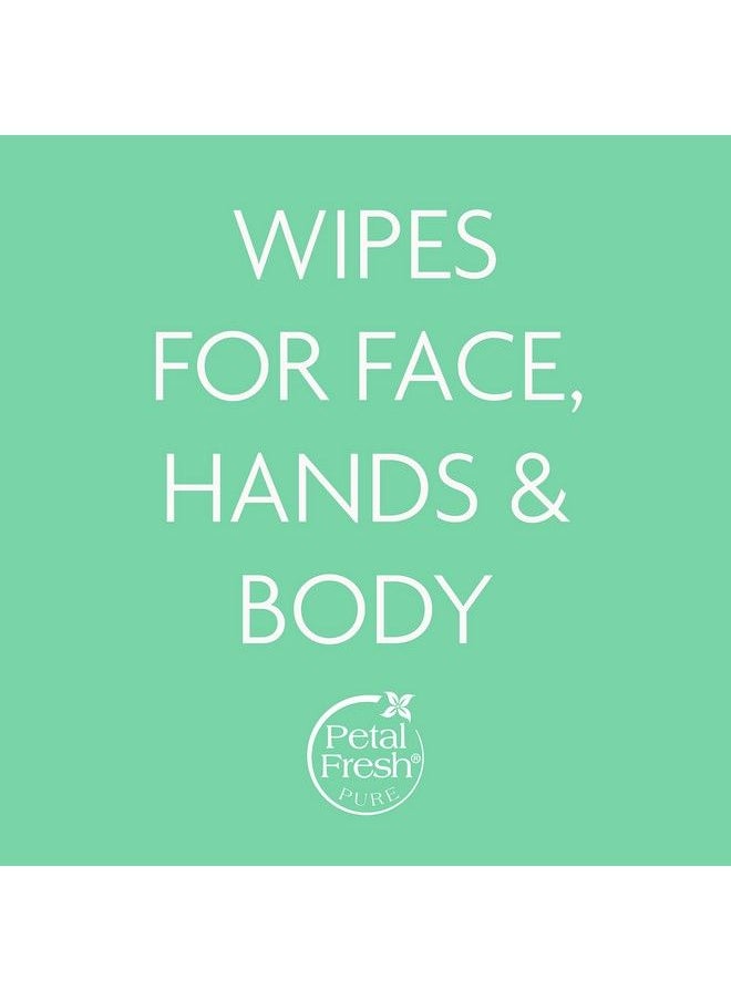 Petal fresh Refreshing Cucumber Makeup Removing Cleansing Towelettes Gentle Face Wipes Daily Cleansing Vegan And Cruelty Free 60 Count  - Image 4