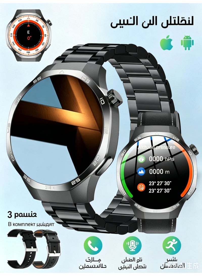 Smart Watch for Men Women, 1.53" HD AMOLED Smartwatch with Built-in GPS, IP67 Waterproof Fitness Tracker for Android/iPhone - Image 1
