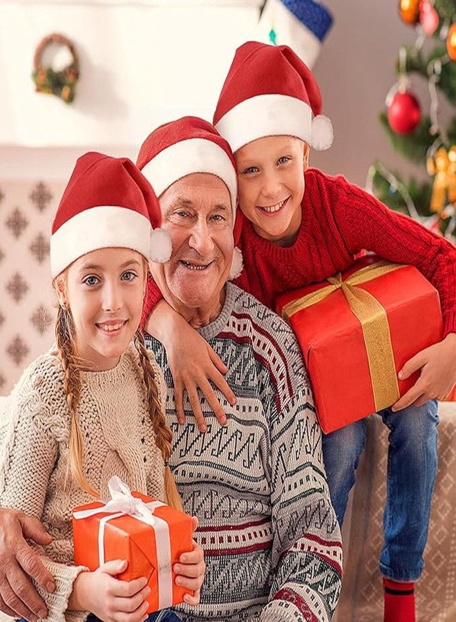SAI PRASEEDA Christmas Santa Caps -Pack of 10 | Red & White Color | Lightweight Santa Hats for Kids & Adults, Party, School & Holiday Decoration BINCTH2 - Image 5