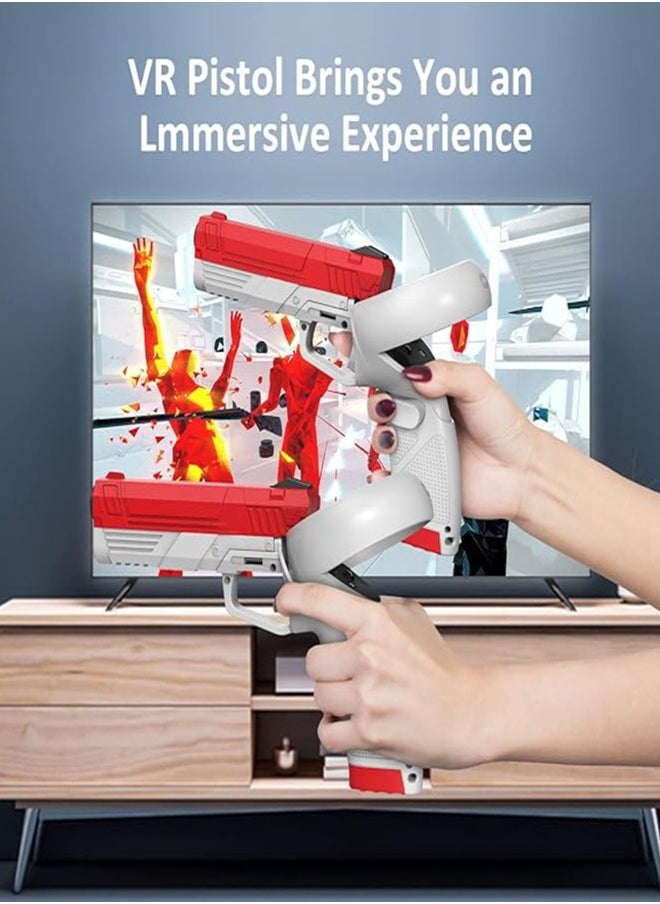 0TO1 TECH Touch Controller Sleeve Accessories Are Compatible with VR Oculus Quest 2 FPS Game Pistol Grips to Enhance the VR Shooter Experience  - Image 2