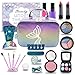 10Leccion Kids Makeup Set for Girls Non Toxic Washable Mermaid Makeup Kit Little Mermaid Toys for Girl 57 812Princess Dress up Beauty Vanity SetIdeal Party Gifts for Halloween Christmas and Birthday - Image 2