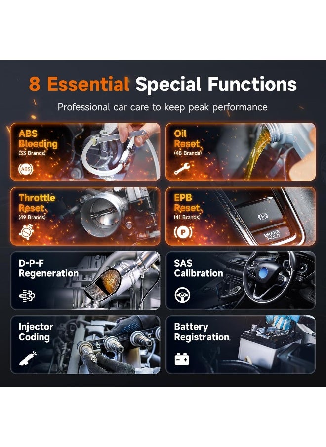 Foxwell FOXWELL NT624 Elite Automotive OBD2 Scanner Full-System Car Code Reader Diagnostic Scan Tool with Oil Light Reset and EPB Service Functions (2019 Latest Version)  - Image 3