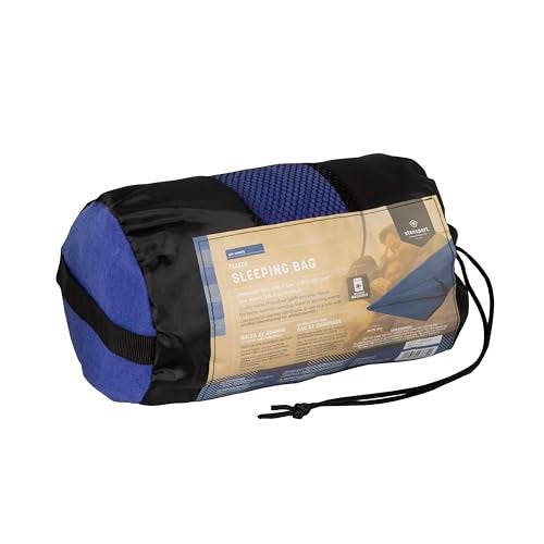 Stansport Fleece Sleeping Bag - Blue (510-50), (32- X 75-Inch) - Image 4