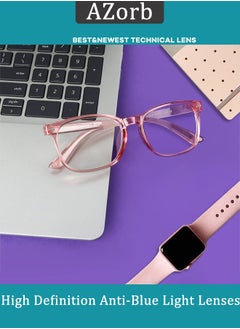 AZorb Blue Light Glasses for Men and Women, Filter Blue-light Blocking Eyeglasses Ultra Light Reading TV PC Phone Computer Fashion Gaming Eye Glasses  - Image 5