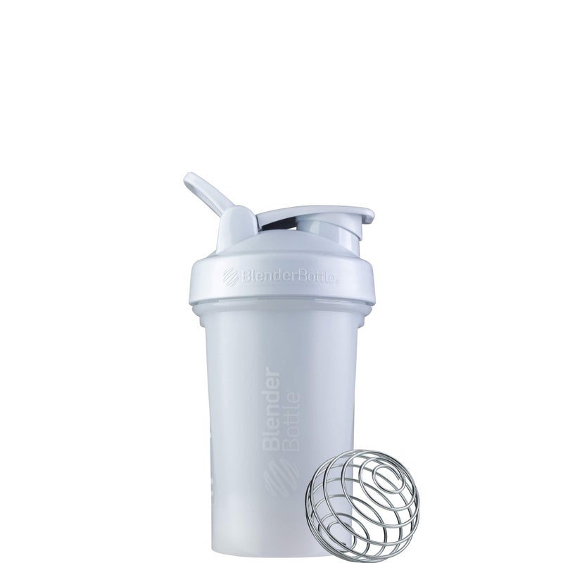 BlenderBottle Classic V2 Shaker Bottle Perfect for Protein Shakes and Pre Workout, 20-Ounce, White - Image 1