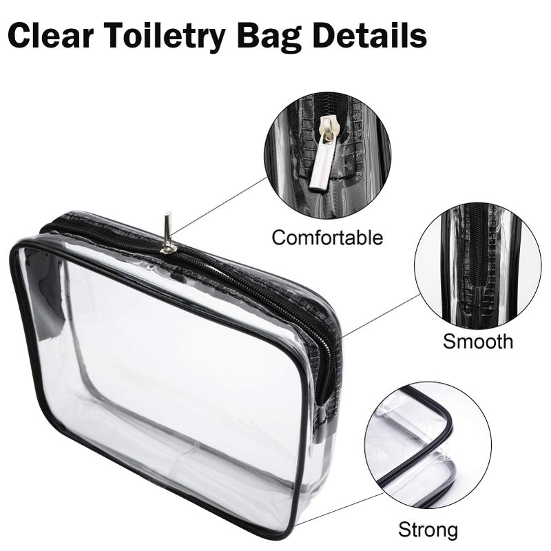 Cosywell Travel Size Bottles For Toiletries 13 Pack Tsa Approved Toiletry Bottles Leak Proof Travel Kit For Women Men Tsa Clear Toiletry Bag Shampoo Lotion Skincare Cosmetic Container(Brown) - Image 4