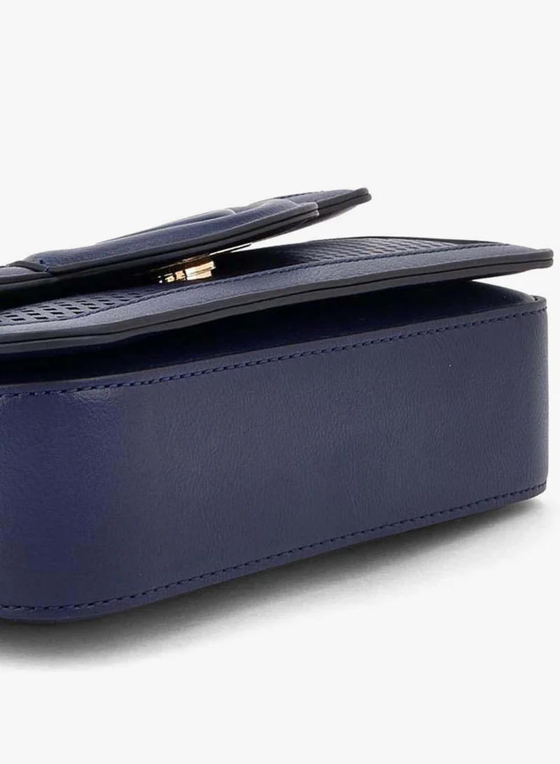Celeste NAVY Textured Crossbody Bag With Chain Strap for Women | Best Price UAE