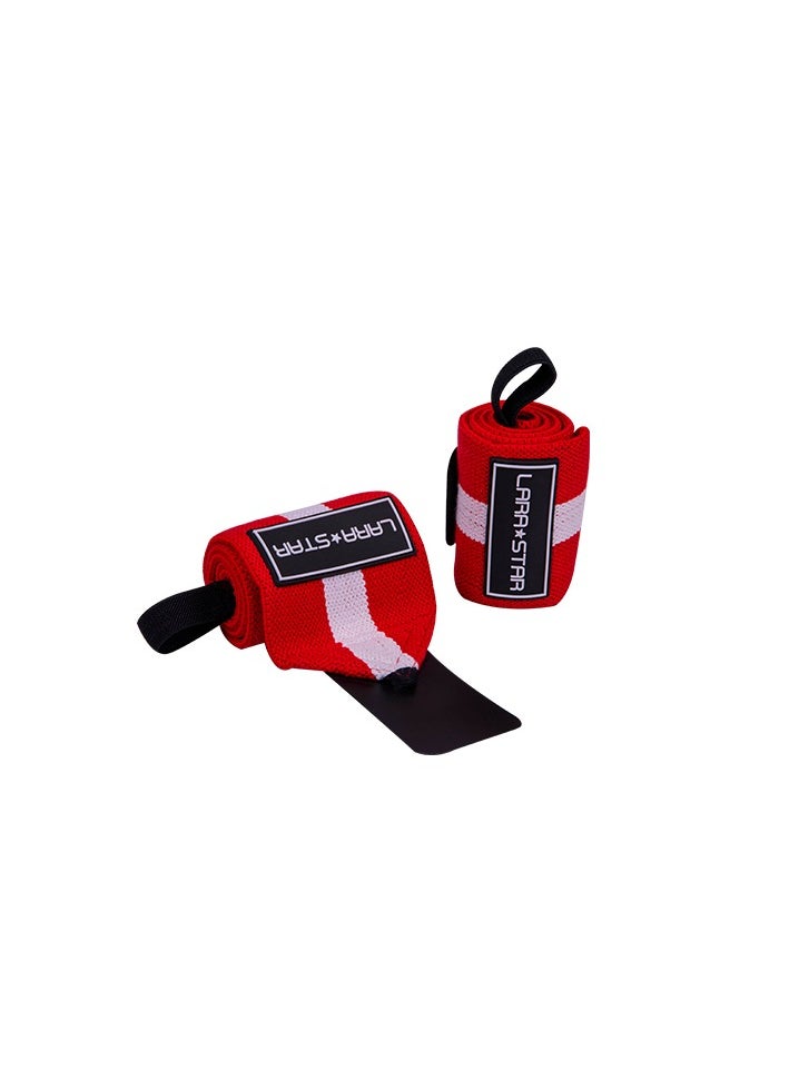 LARA STAR LS0605 Cotton Pull Up Weightlifting Wrist Wraps 