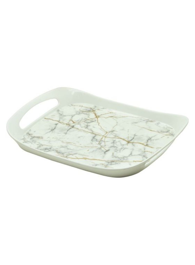 Top Pick Comfort Tray Small White Static Gold Dwt1024Wsg 12.25" X 9"
