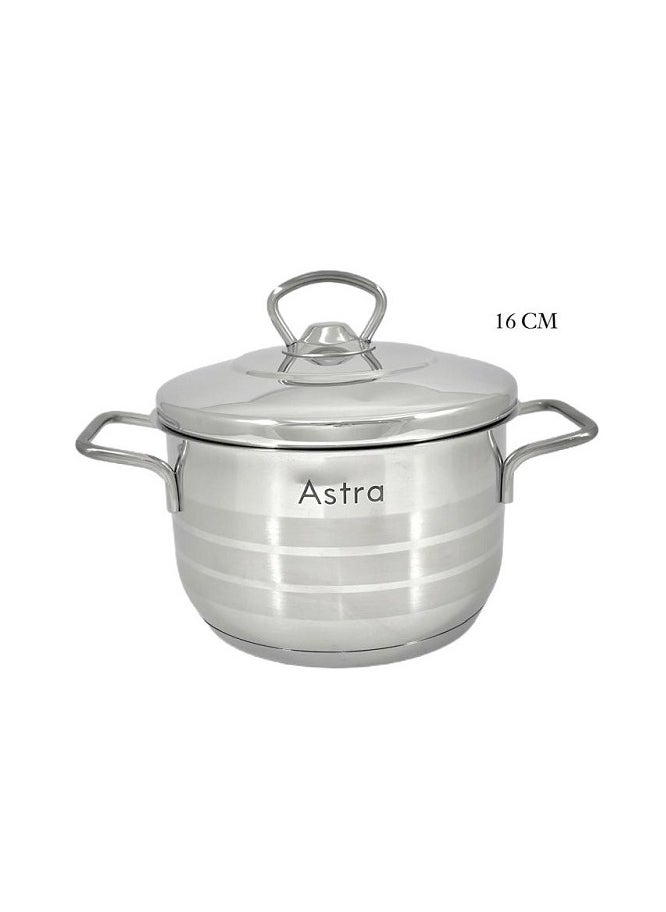 ASTRA 1.9L Casserole (16x10 cm) – Premium Stainless Steel, Non-Stick, Oven Safe Pot for Baking and Cooking - pzsku/ZBD57E896FB90CEFD90E8Z/45/1741080162/8ef38727-8d18-4394-bcb0-1e8ee8975096