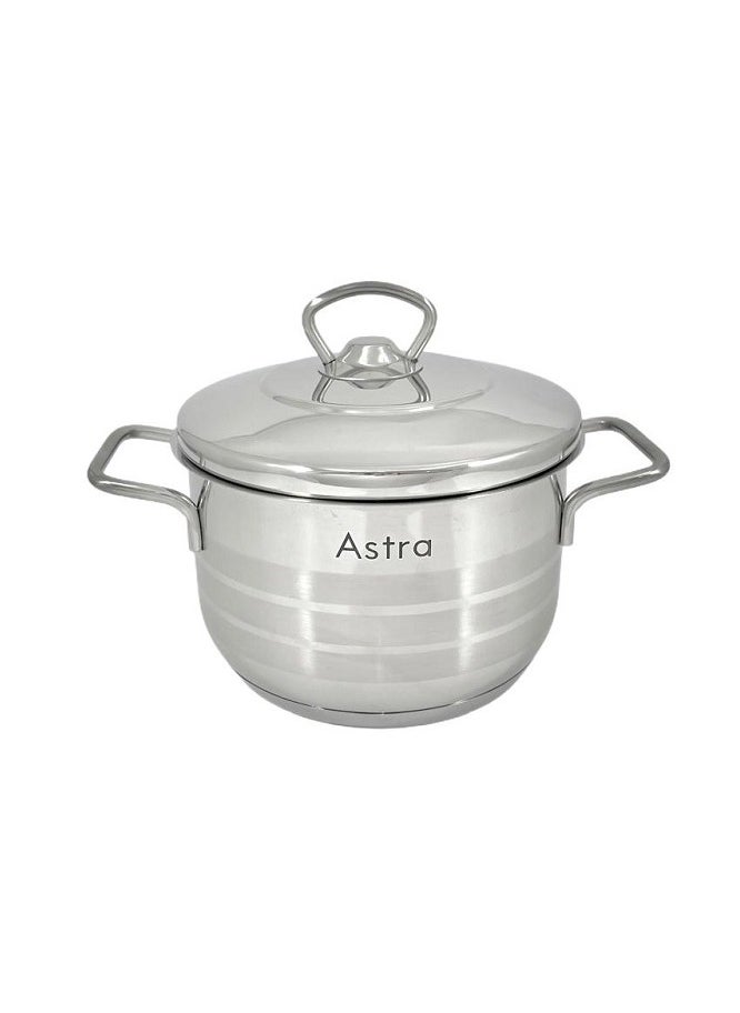 ASTRA 1.9L Casserole (16x10 cm) – Premium Stainless Steel, Non-Stick, Oven Safe Pot for Baking and Cooking - pzsku/ZBD57E896FB90CEFD90E8Z/45/1741080162/97351b21-3d45-4eb5-8dd5-75b8858b6e0c