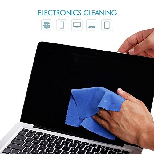 Your Choice Microfiber Cleaning Cloths 6 Pack for Eyeglasses, Camera Lens, Cell Phones, CD, DVD, Computers, Tablets, Laptops, Telescope, LCD Screens and Other Delicate Surfaces Cleaner - Image 4