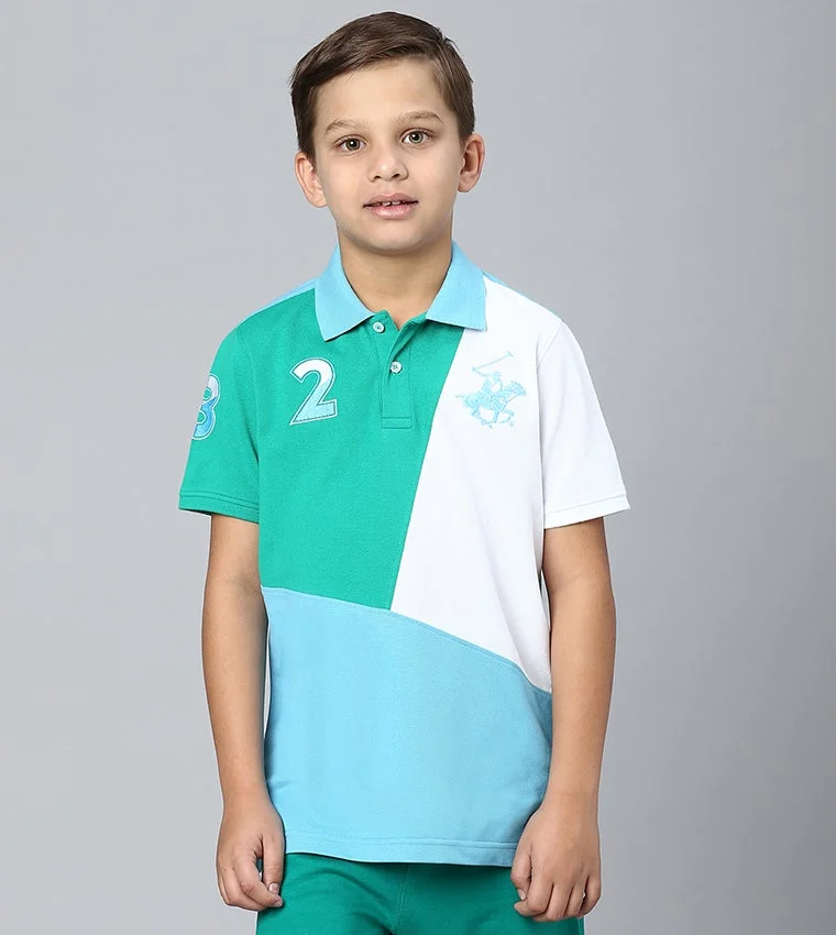 BEVERLY HILLS POLO CLUB Beverly Hills Polo Club Logo Detailed Short Sleeves Printed Polo