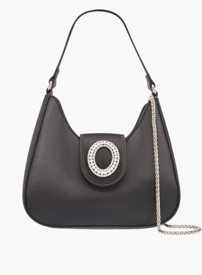 Flora Bella By Shoexpress Womens Embellished Shoulder Bag With Magnetic Button Closure