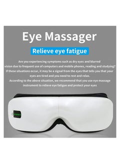 Generic Foldable Eye Massager with Heat, Compression, Air Pressure, and Vibration Massage to Relieve Eye Fatigue, 5 Modes Adjustable, Eye Massager with Bluetooth Music, USB Rechargeable  - Image 2